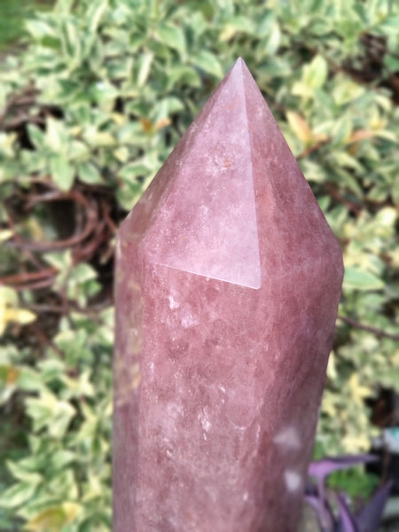 Strawberry Quartz Crystal Tower