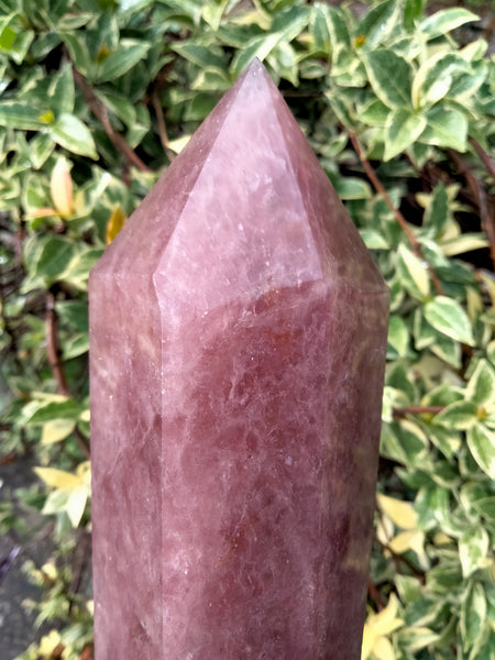 Strawberry Quartz Crystal Tower