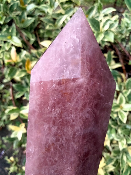 Strawberry Quartz Crystal Tower