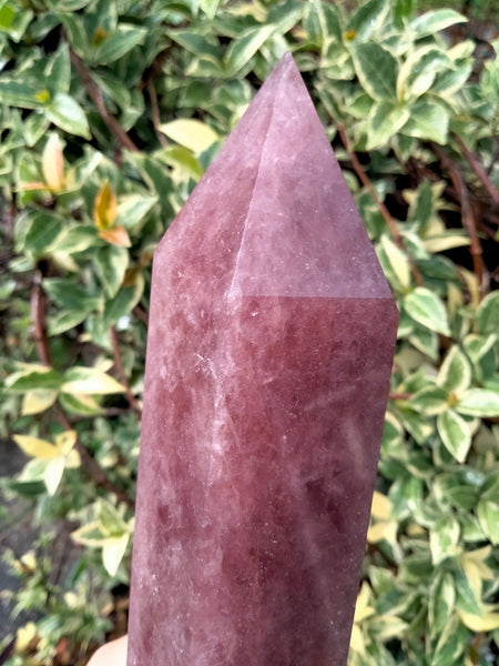 Strawberry Quartz Crystal Tower