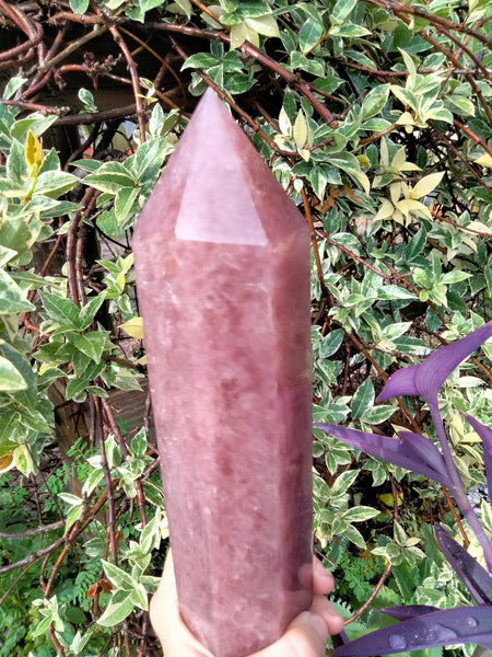 Strawberry Quartz Crystal Tower