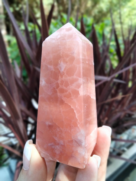 Rose calcite Tower