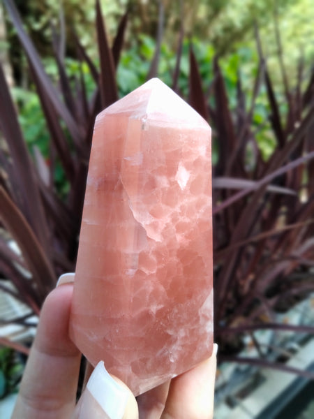 Rose calcite Tower