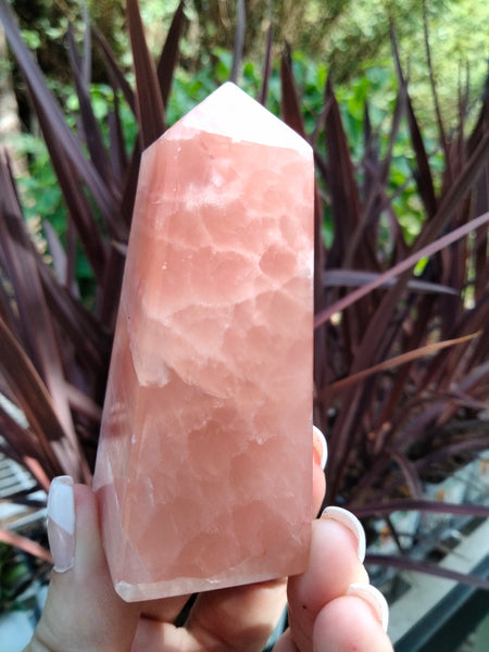 Rose calcite Tower