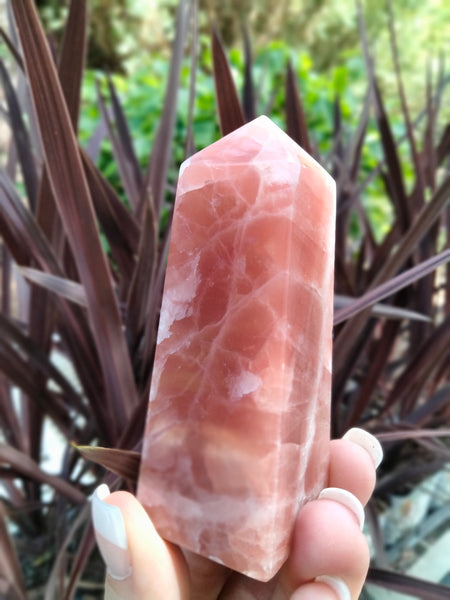 Rose calcite Tower