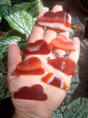 Carnelian Jasper Clouds pendent