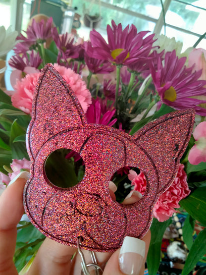 French Bulldog Large Key Chain