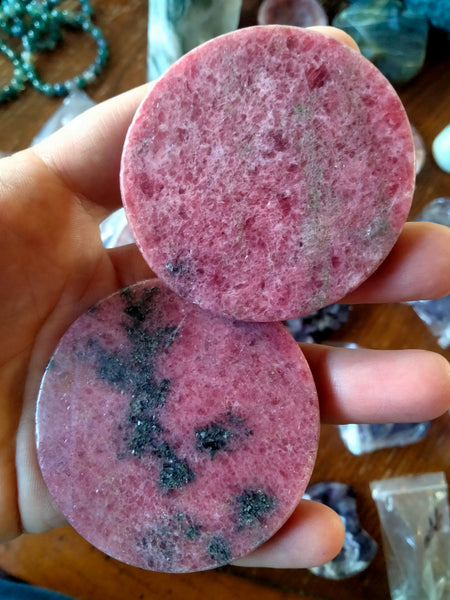 Rhodonite slab