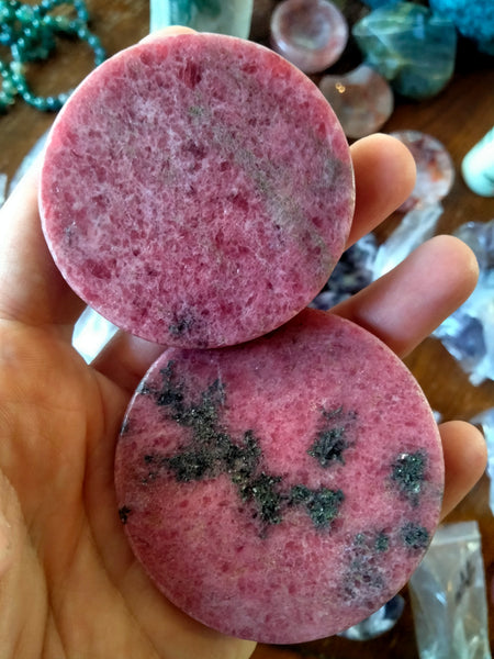 Rhodonite slab