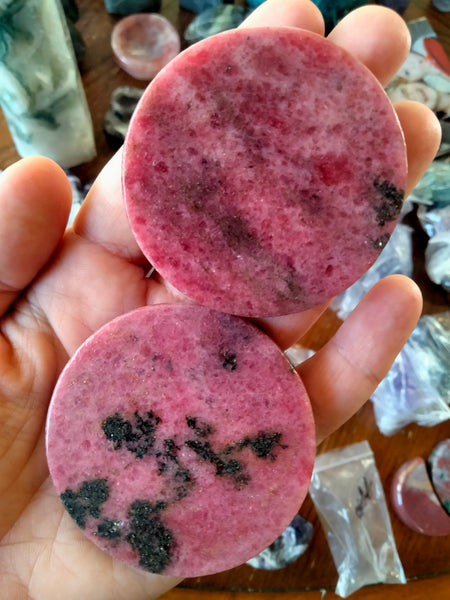 Rhodonite slab