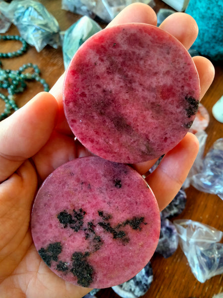 Rhodonite slab