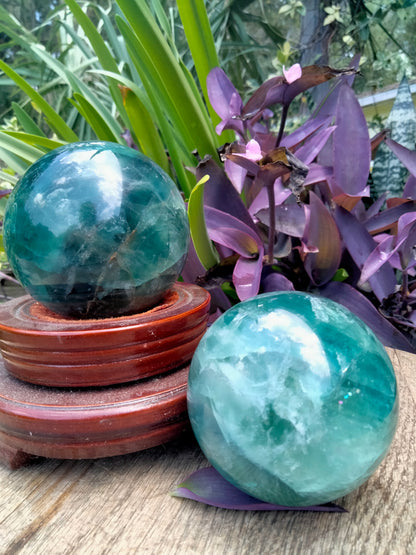 Blue Fluorite Sphere