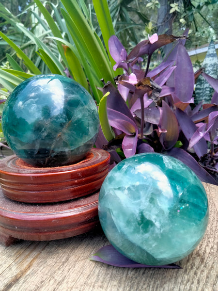 Blue Fluorite Sphere