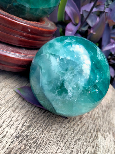 Blue Fluorite Sphere