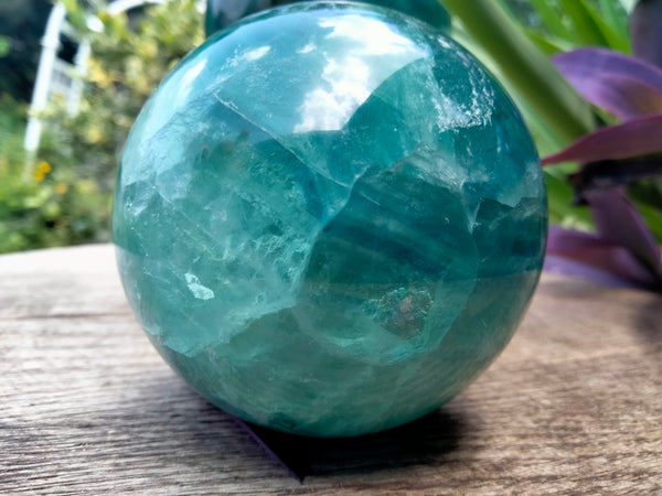 Blue Fluorite Sphere