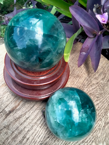 Blue Fluorite Sphere