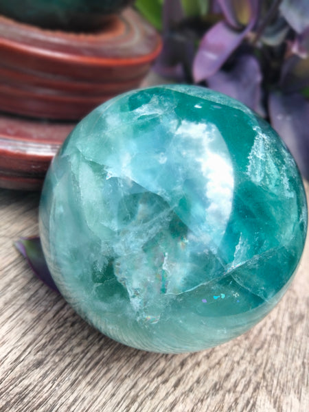 Blue Fluorite Sphere