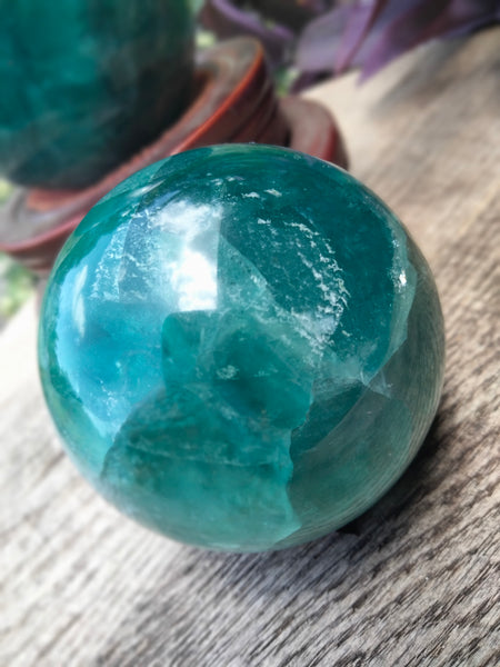 Blue Fluorite Sphere