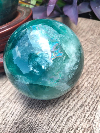 Blue Fluorite Sphere