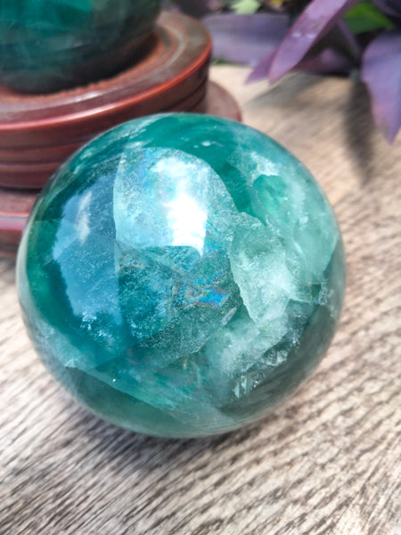 Blue Fluorite Sphere