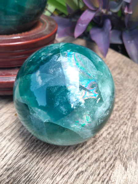 Blue Fluorite Sphere