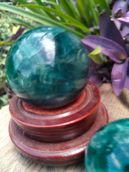 Blue Fluorite Sphere