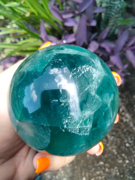 Blue Fluorite Sphere