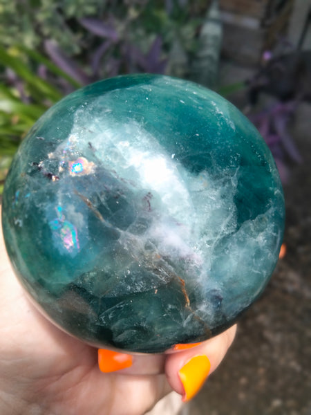 Blue Fluorite Sphere