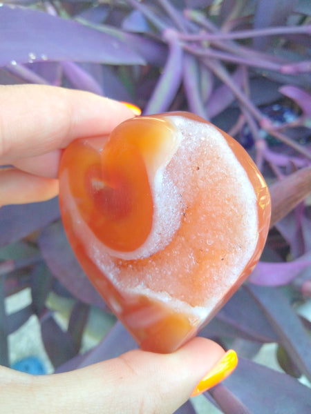 Carnelian Jasper heart