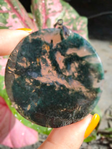 Moss Agate pendent