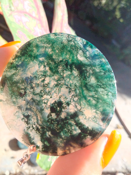 Moss Agate pendent