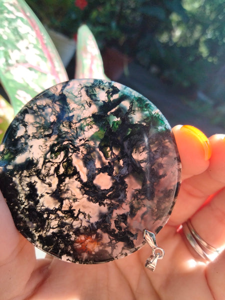 Moss Agate pendent