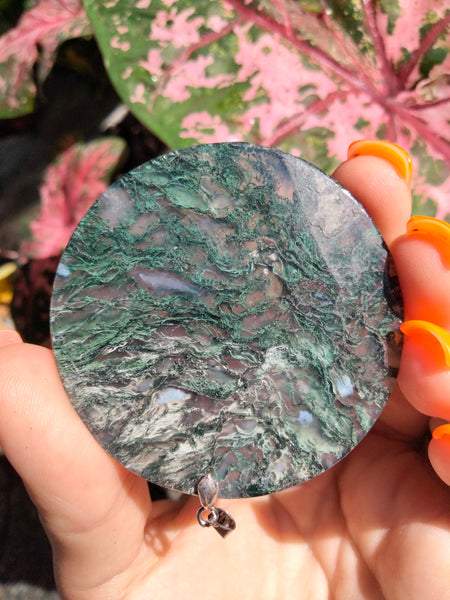 Moss Agate pendent