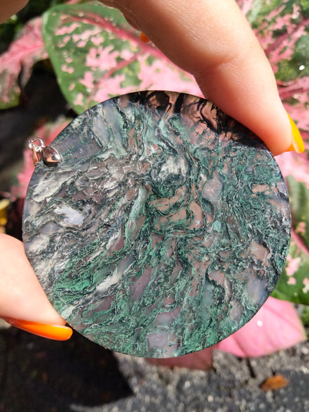 Moss Agate pendent