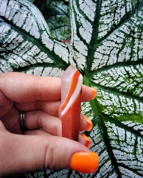 Carnelian Jasper point