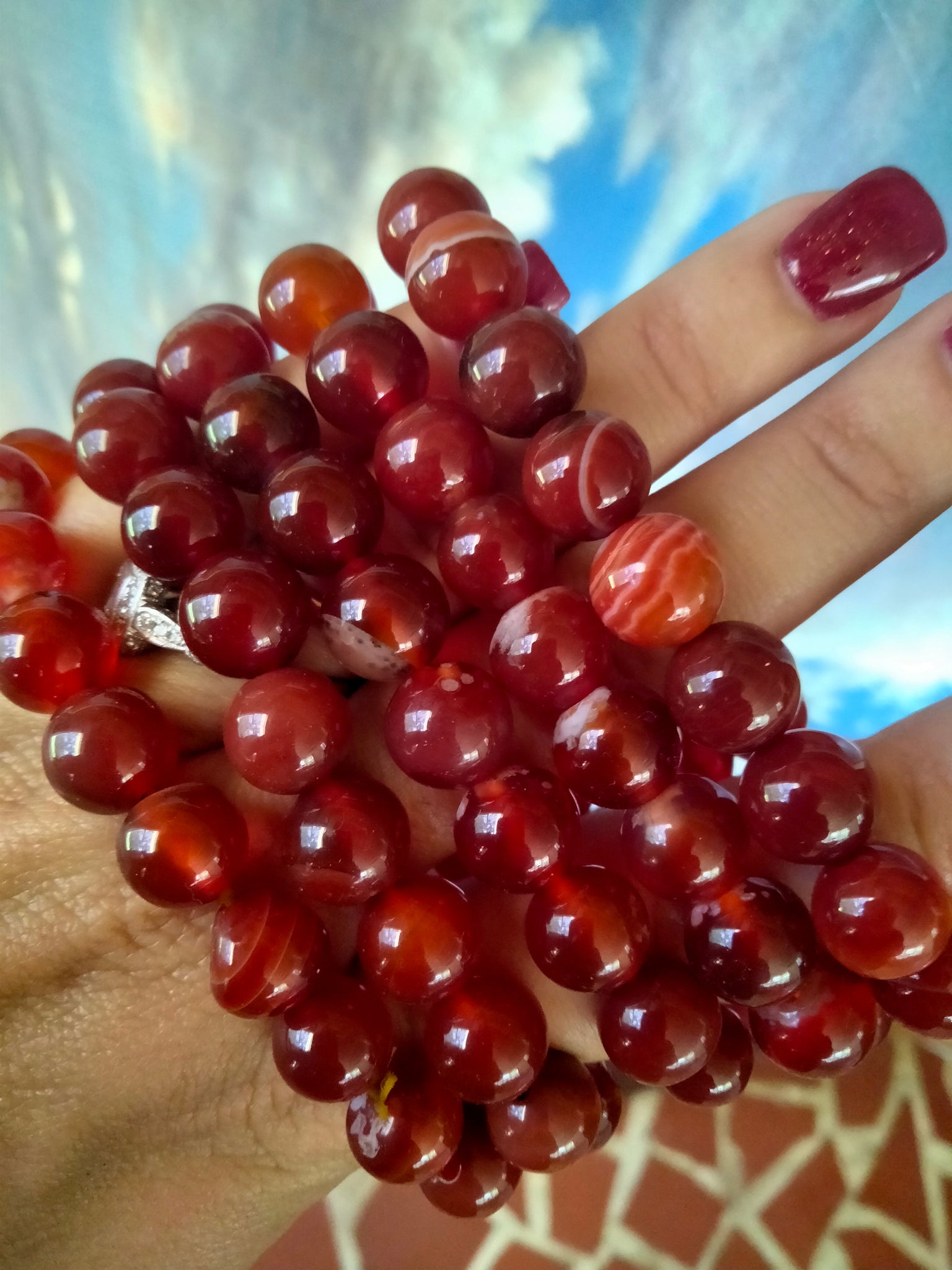 Carnelian Jasper Bracelet