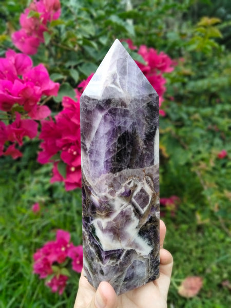 A+ Dream Amethyst Tower purple Quartz