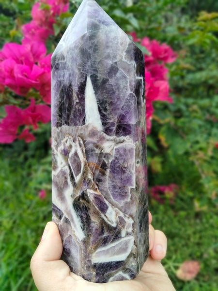 A+ Dream Amethyst Tower purple Quartz