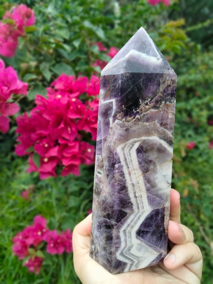 A+ Dream Amethyst Tower purple Quartz