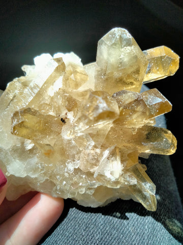 Smokey Citrine Raw Cluster with azeztulite infusion