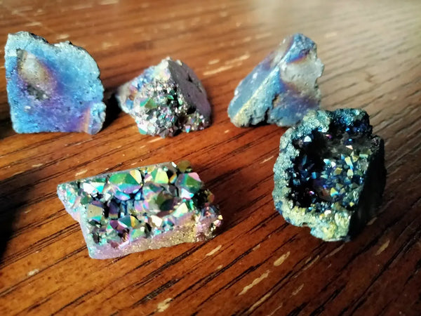 Rainbow Aura Geodes