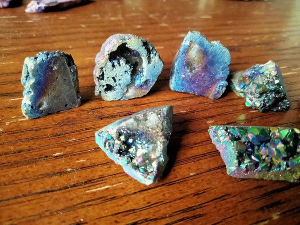 Rainbow Aura Geodes