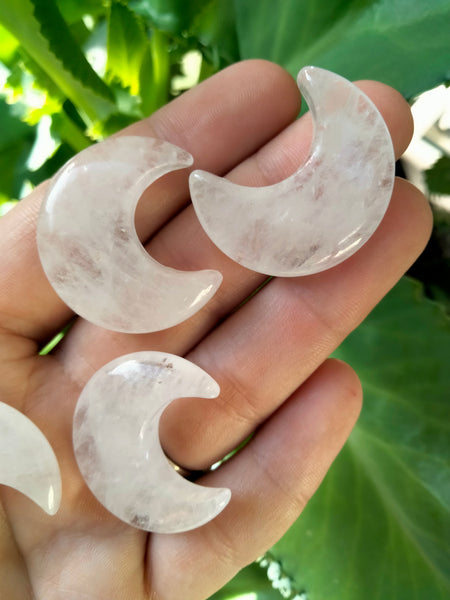 Clear Quartz Crystal Moon