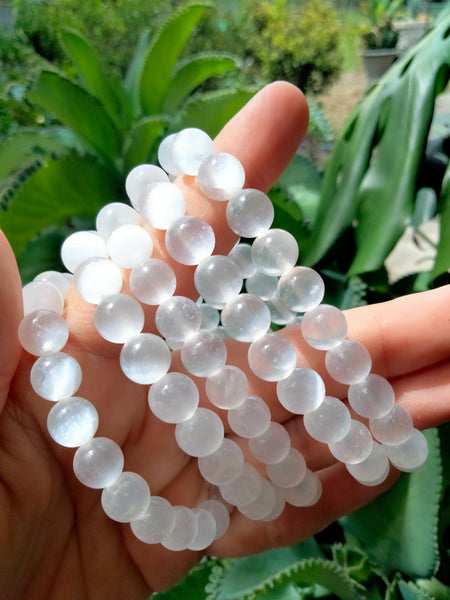 Selenite bracelet