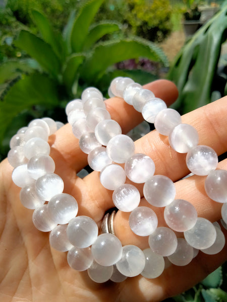 Selenite bracelet