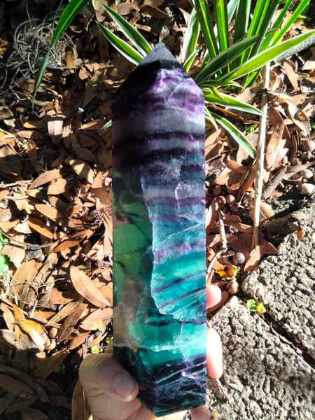 Rainbow Fluorite Tower