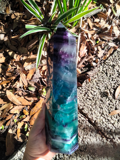 Rainbow Fluorite Tower
