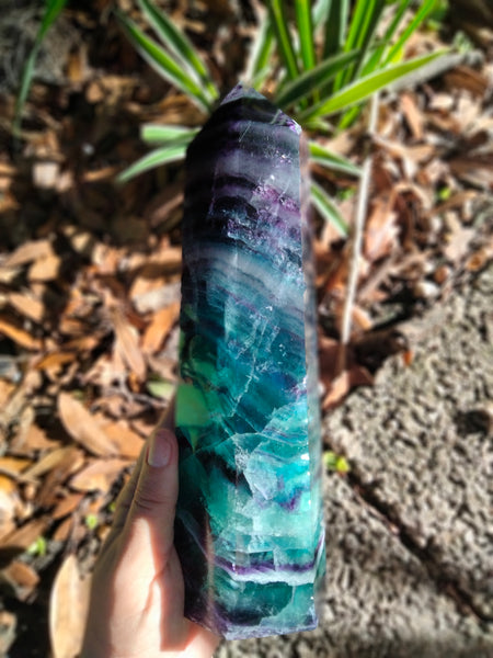 Rainbow Fluorite Tower