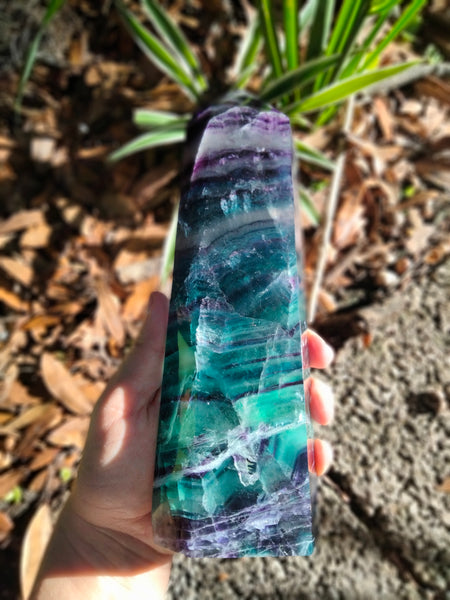 Rainbow Fluorite Tower