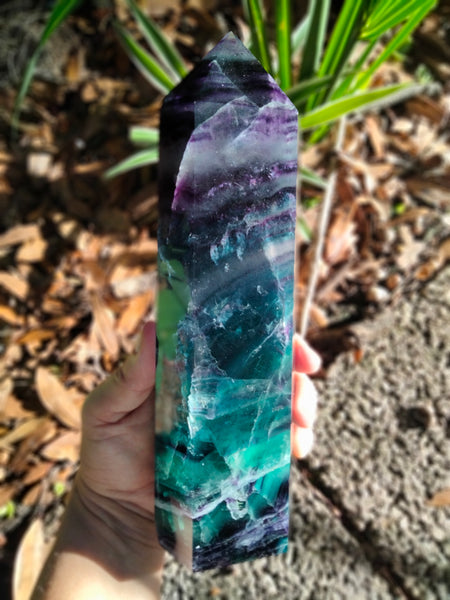 Rainbow Fluorite Tower